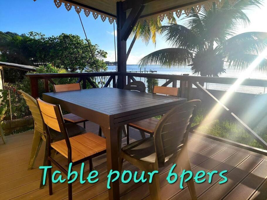 Fare Miti En Bord De Mer Fare Tepua Lodge Uturoa Extérieur photo